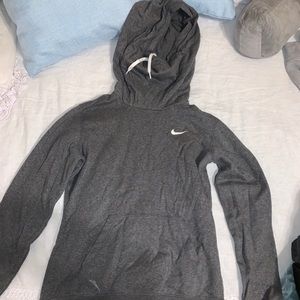 Grey nike hoodie sweatshirt